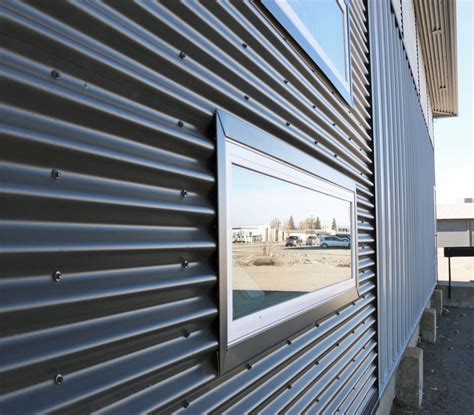 mounting corrugated metal walls